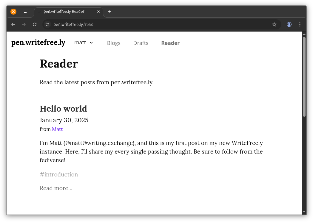 WriteFreely
